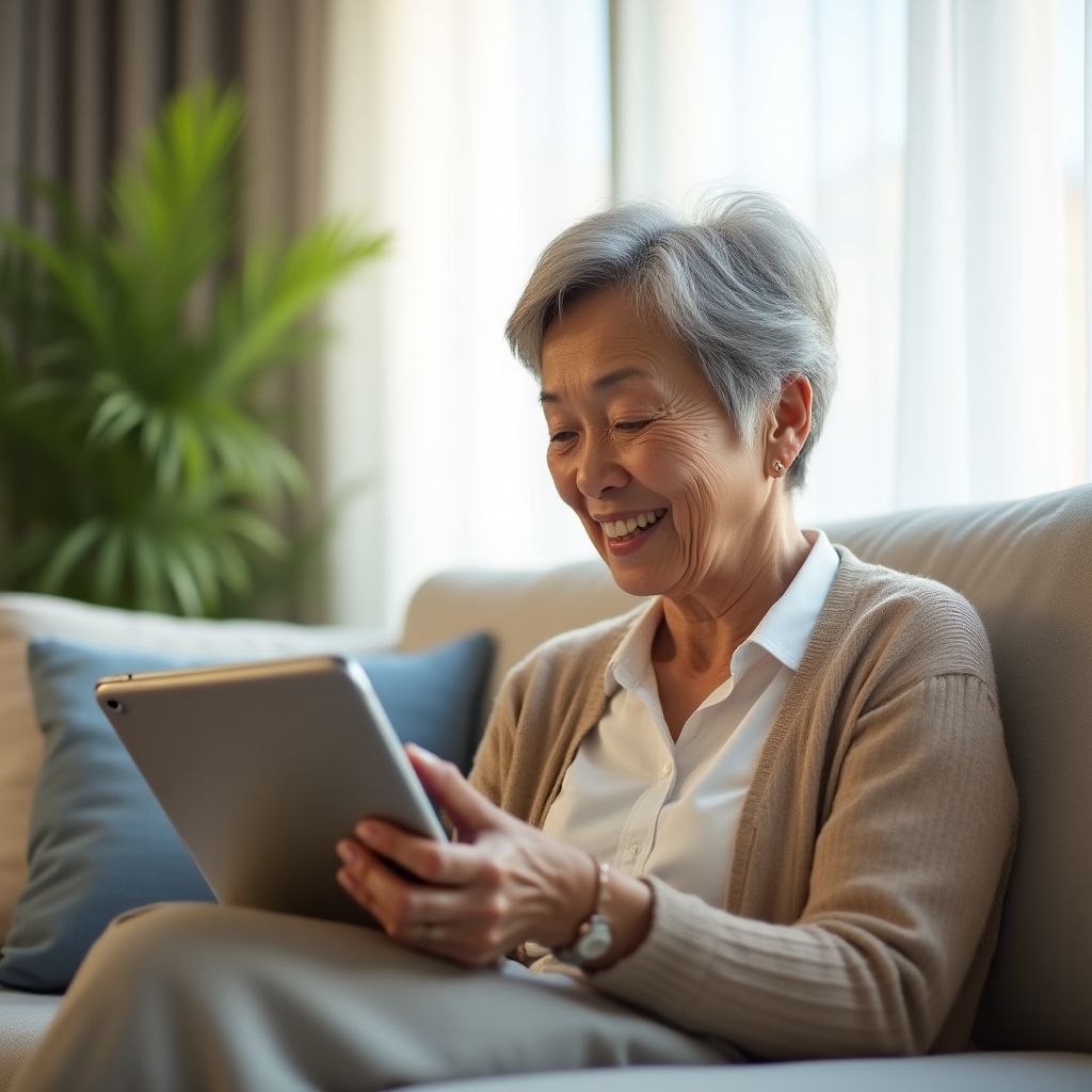 Mrs. Lam Mei-Yee, 72 years old